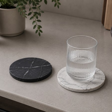 Vein Reflection - Håndlagde glassbrikker (4pk)