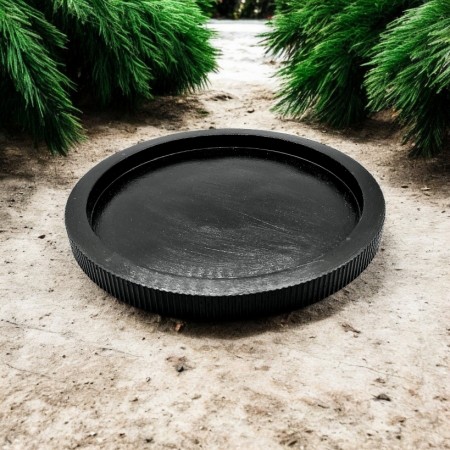 Black Wood Stripes Tray