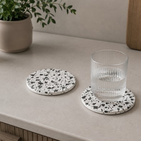 Dalmatian Mist - Håndlagde glassbrikker (2pk)