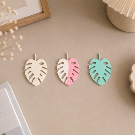 Leaf Of Life - Håndlagde glassbrikker (2pk)