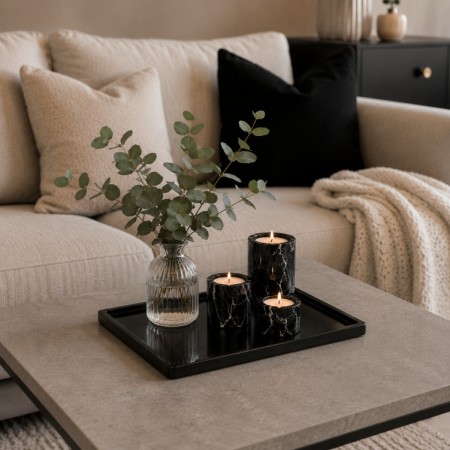 Noir Frame - Håndlaget dekorfat